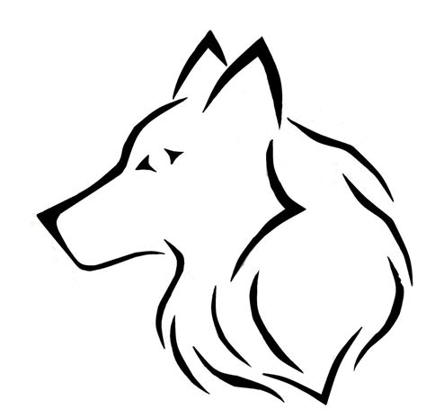 easy drawing of wolf|free printable wolf drawing.